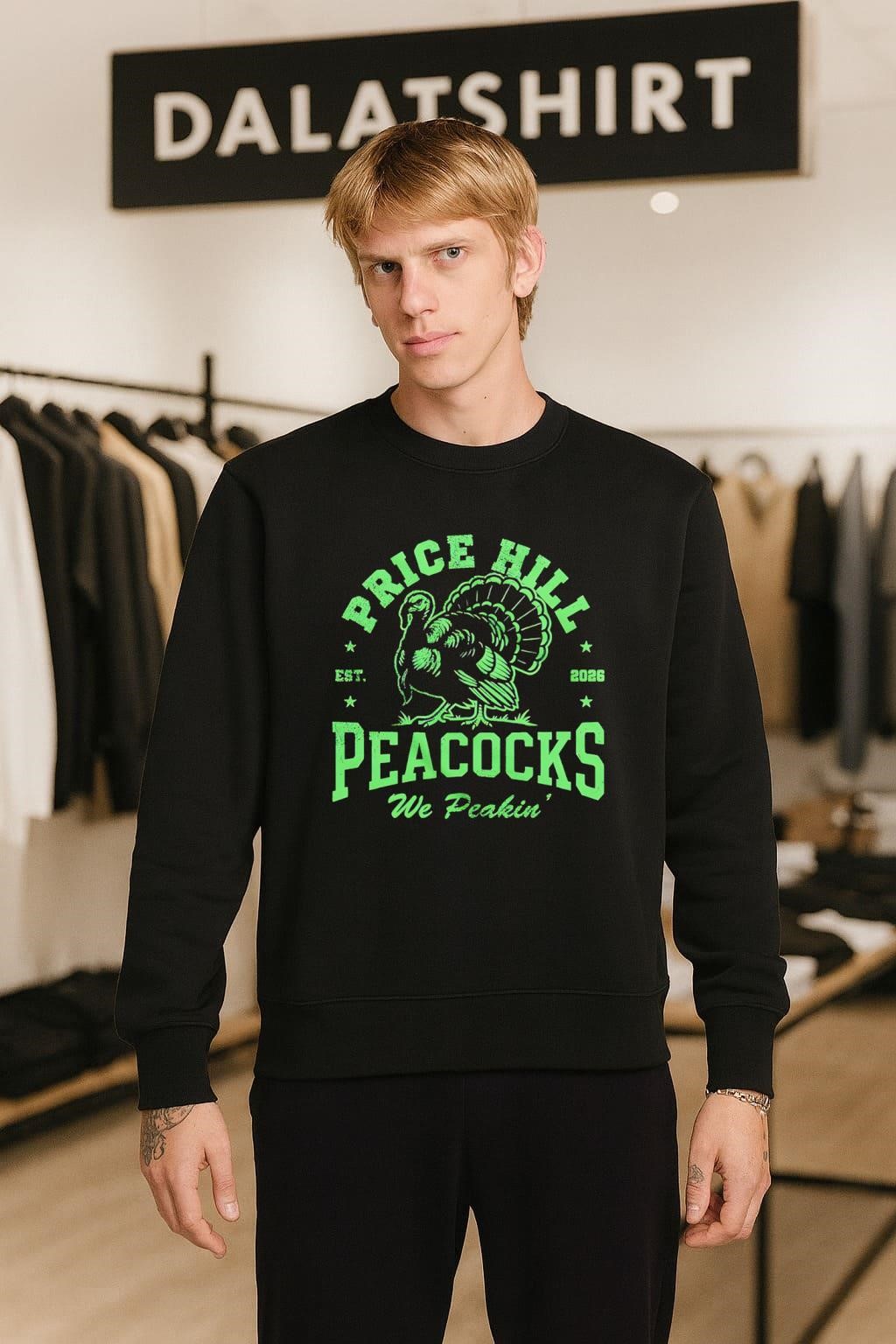 Price Hill Peacocks We Peakin 2026 sweater