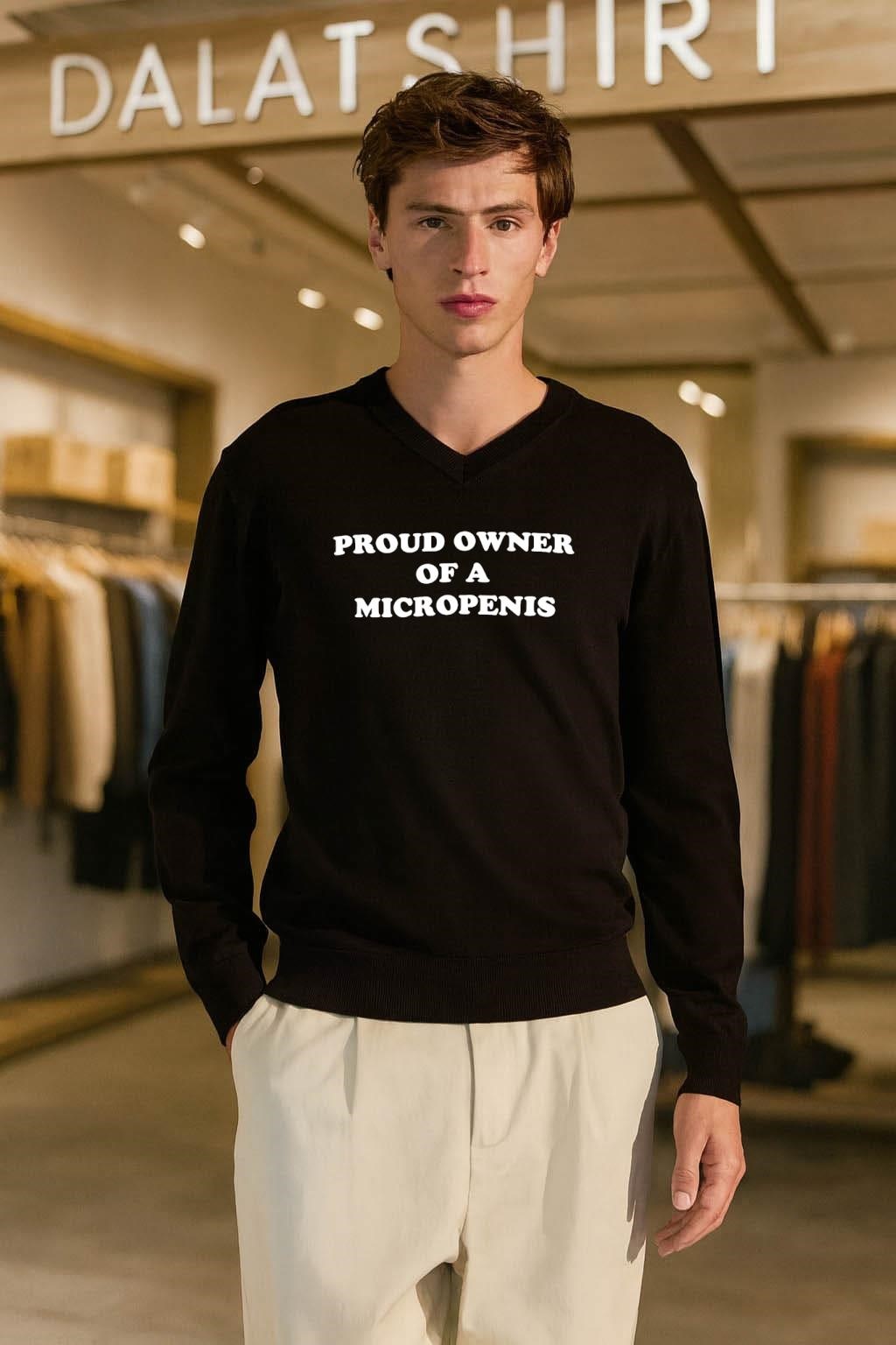 Proud Owner Of A Micropenis long-sleeve