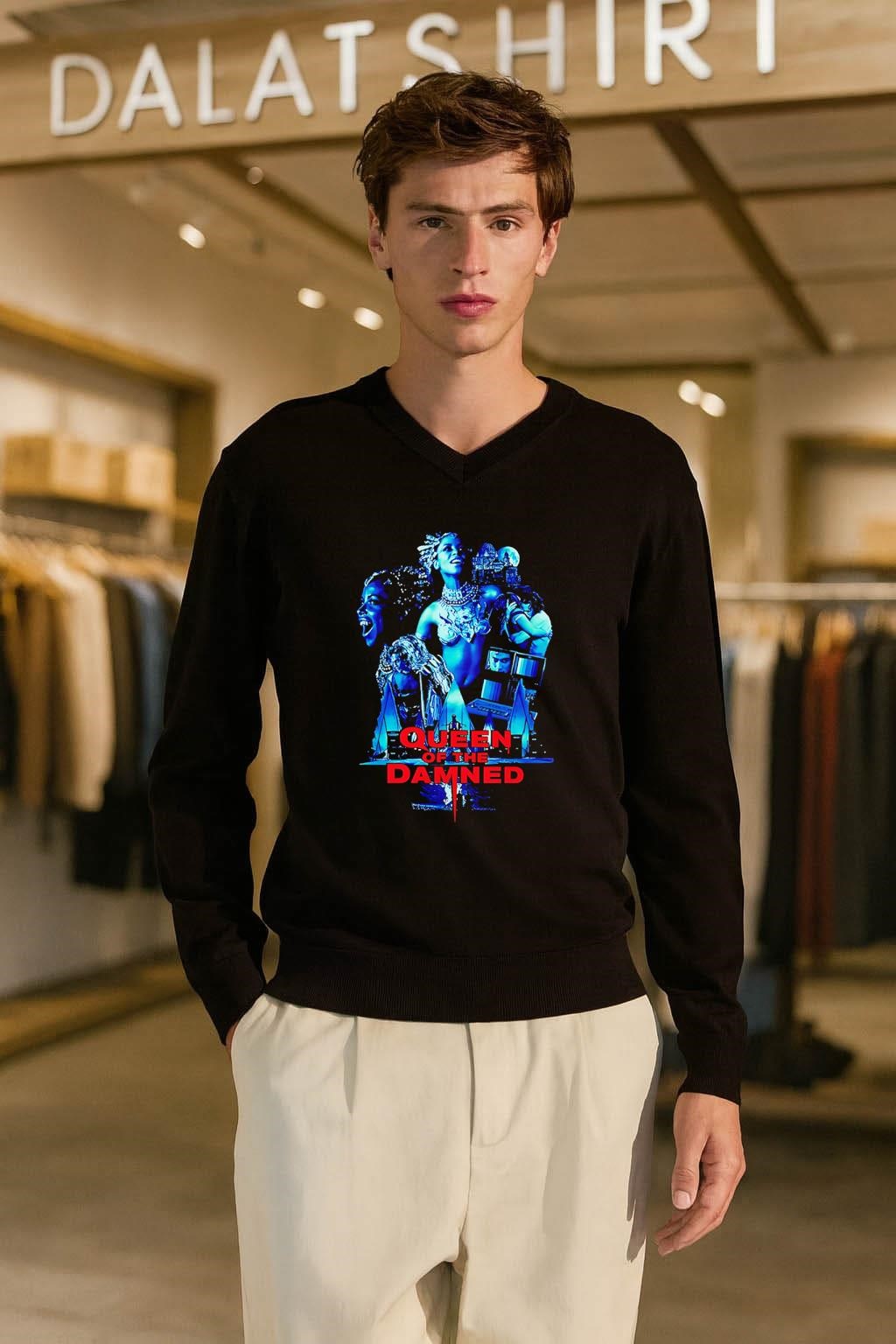 Queen Of The Damned Akasha Vampire Movie Collage long-sleeve