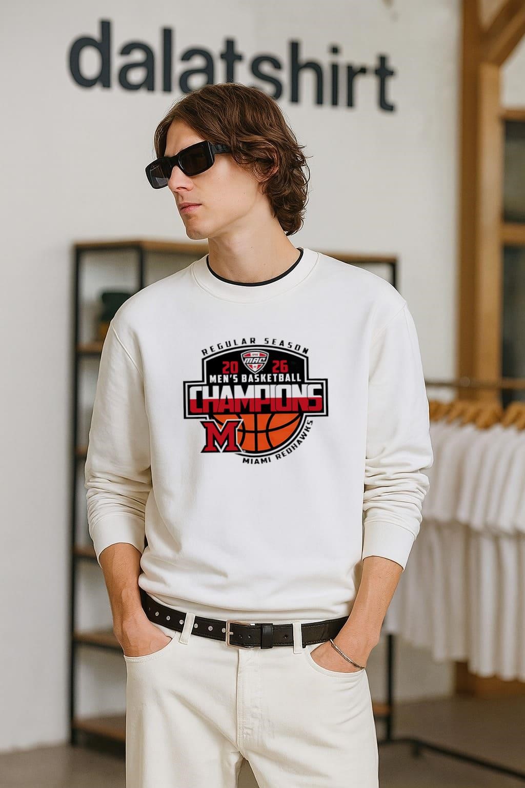 Regular Season 2026 Men's Basketball Champions Miami Redhawks long-sleeve