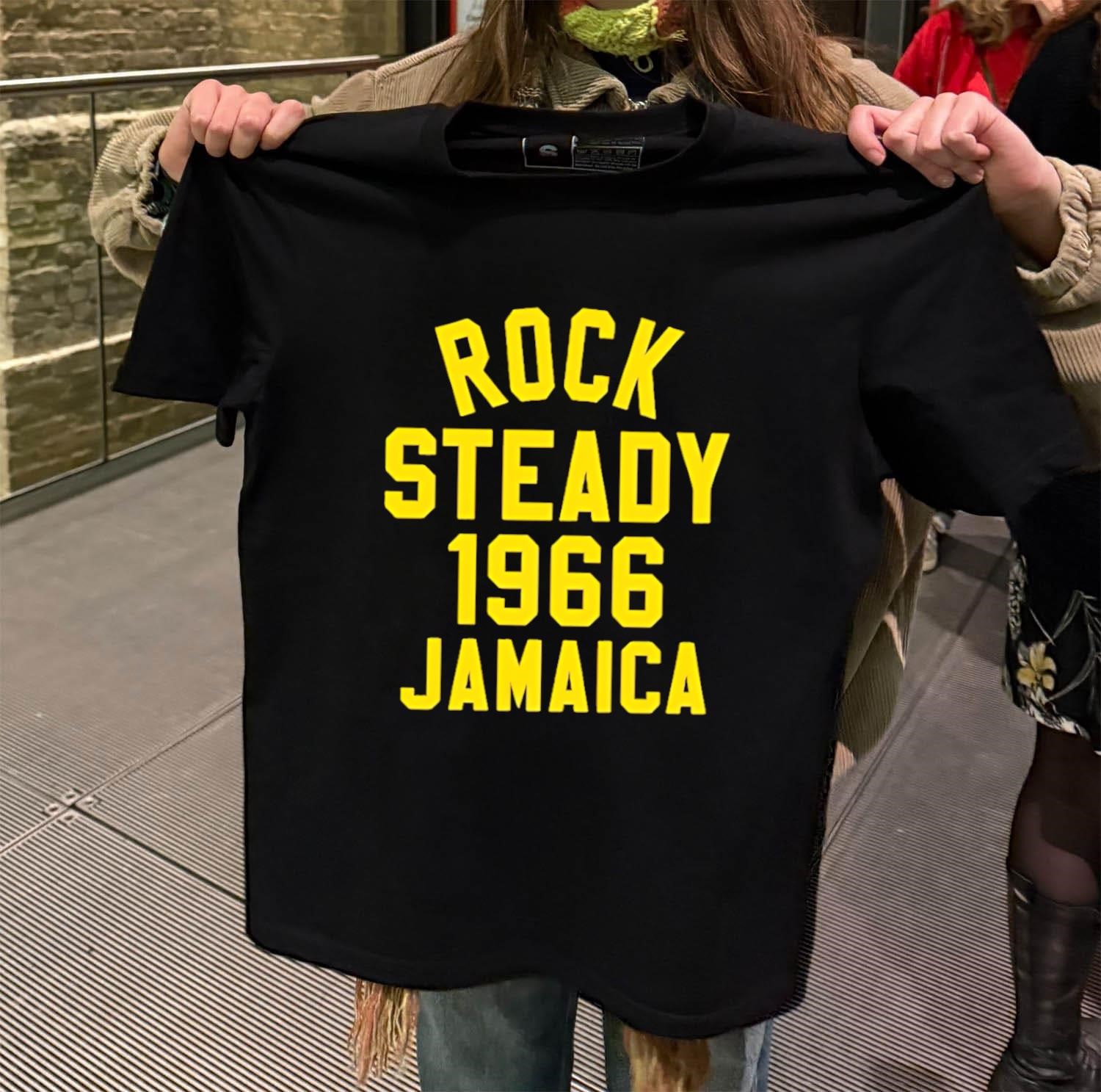 Rocksteady 1966 Jamaica black-t-shirt