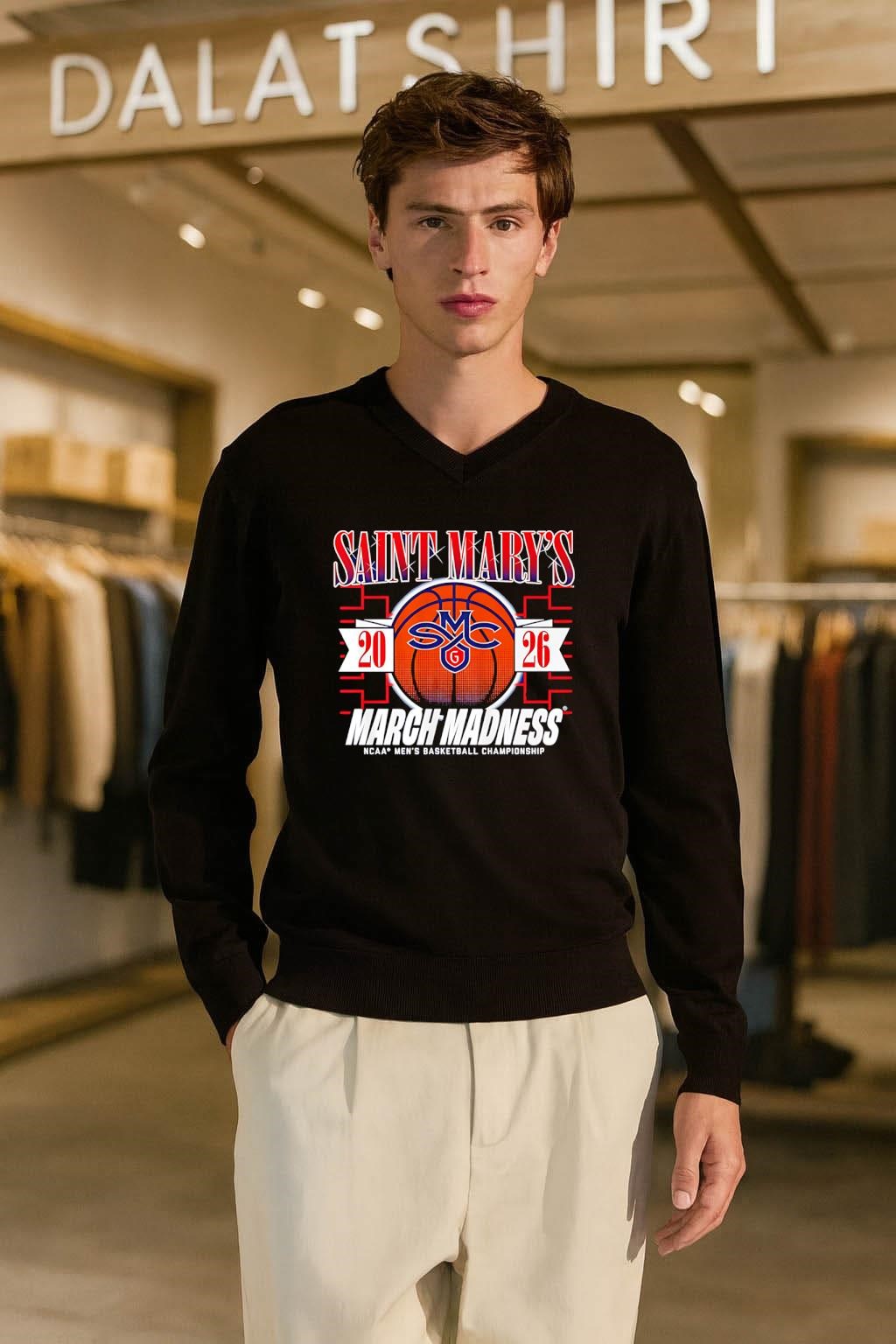 Saint Mary's Gaels MBB 2026 March Madness Ncaa Men's Basketball Championship long-sleeve