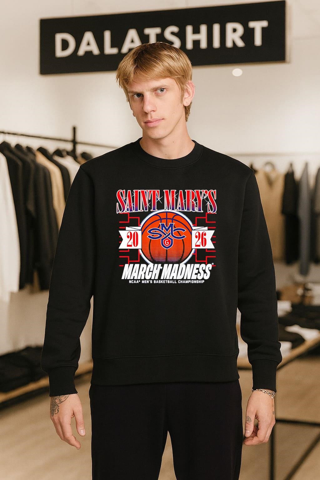 Saint Mary's Gaels MBB 2026 March Madness Ncaa Men's Basketball Championship sweater