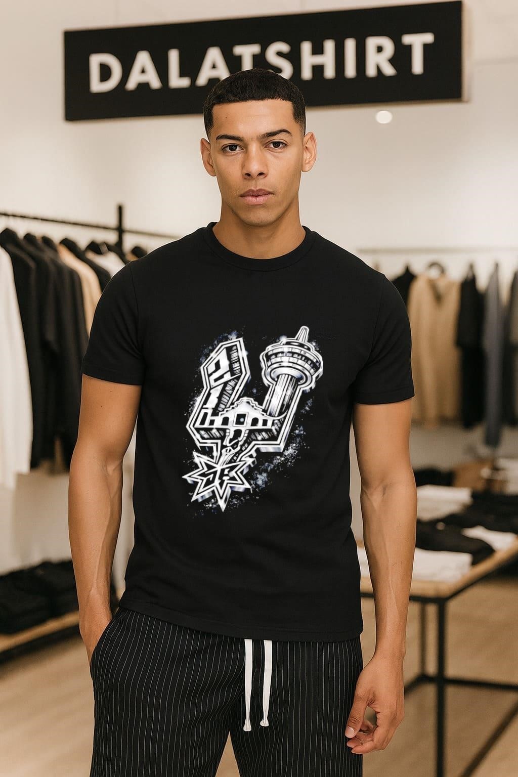 San Antonio Alamo Tower Spurred Star shirt