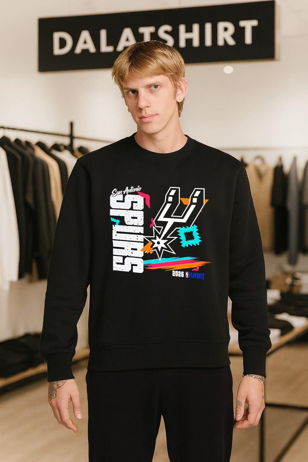 San Antonio Spurs 2026 NBA Playoffs sweater