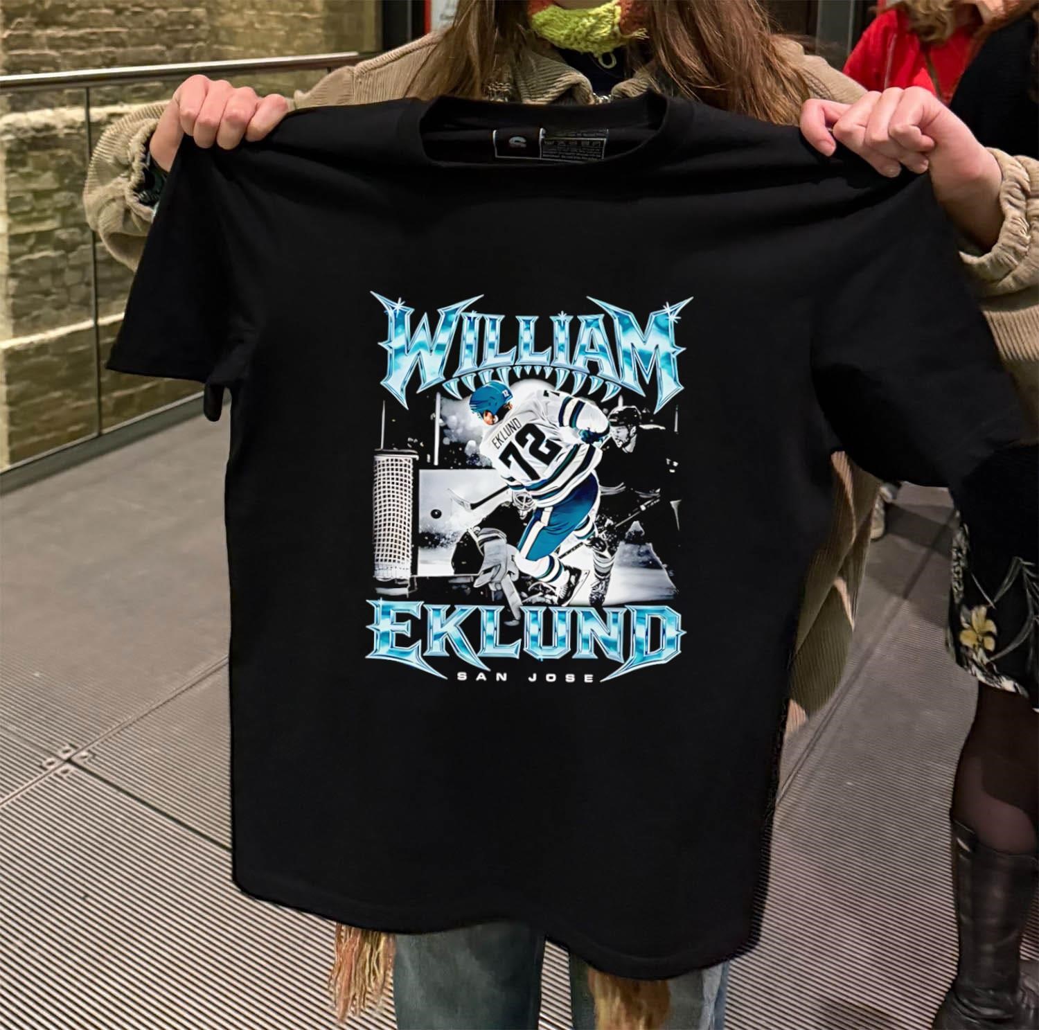 San Jose Sharks William Eklund Goal Of The Year NHL black-t-shirt