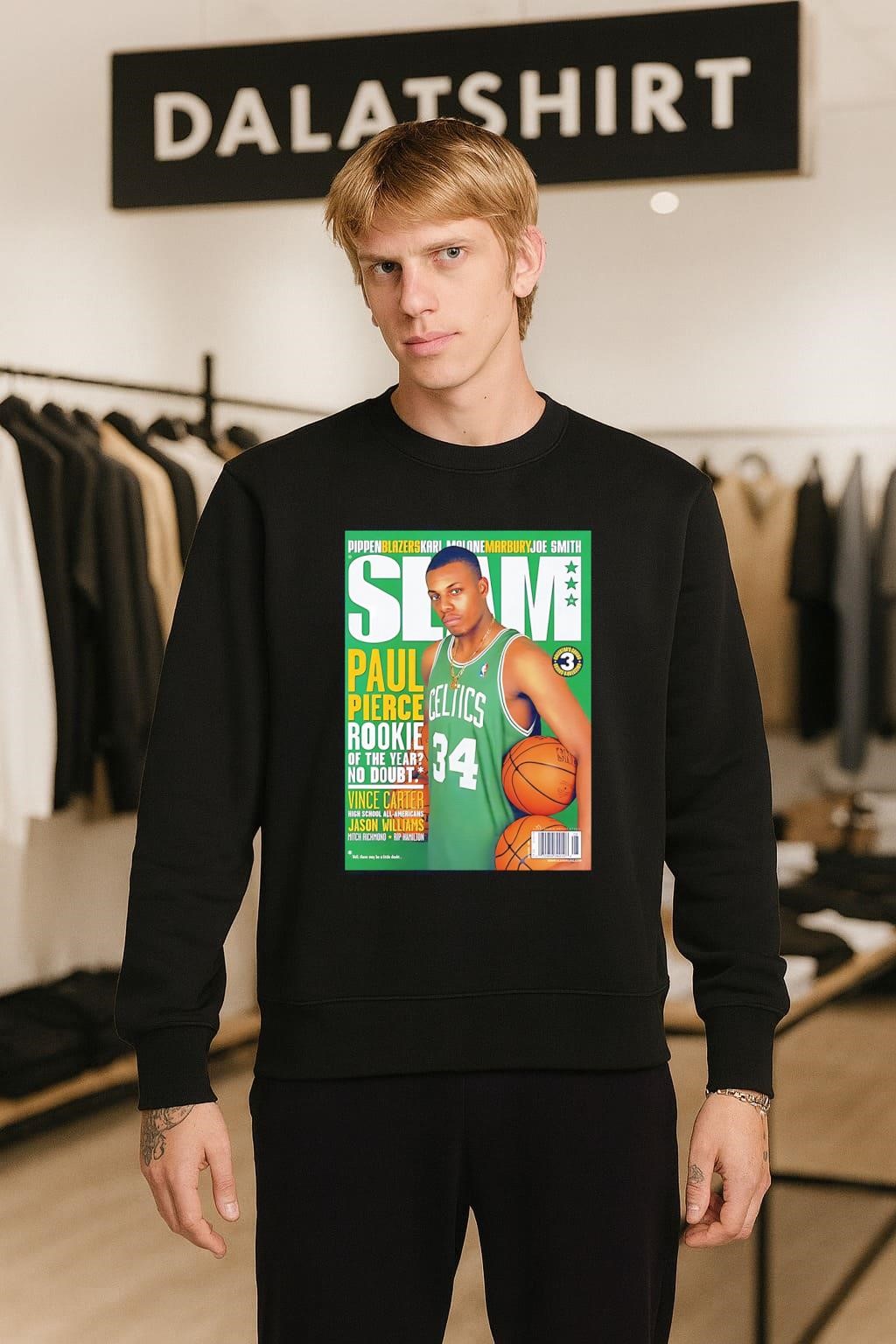 Slam Paul Pierce Rookie of the Year Celtics sweater