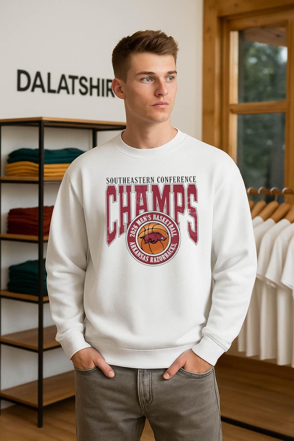 Southeastern Conference Champs 2026 Arkansas Razorbacks sweater