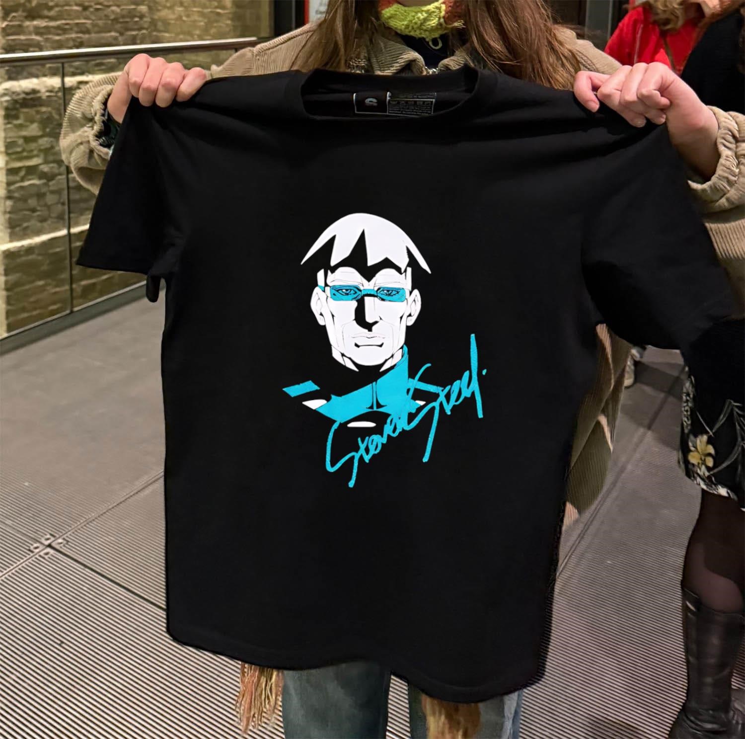 Steven Steel Steel Ball Run black-t-shirt