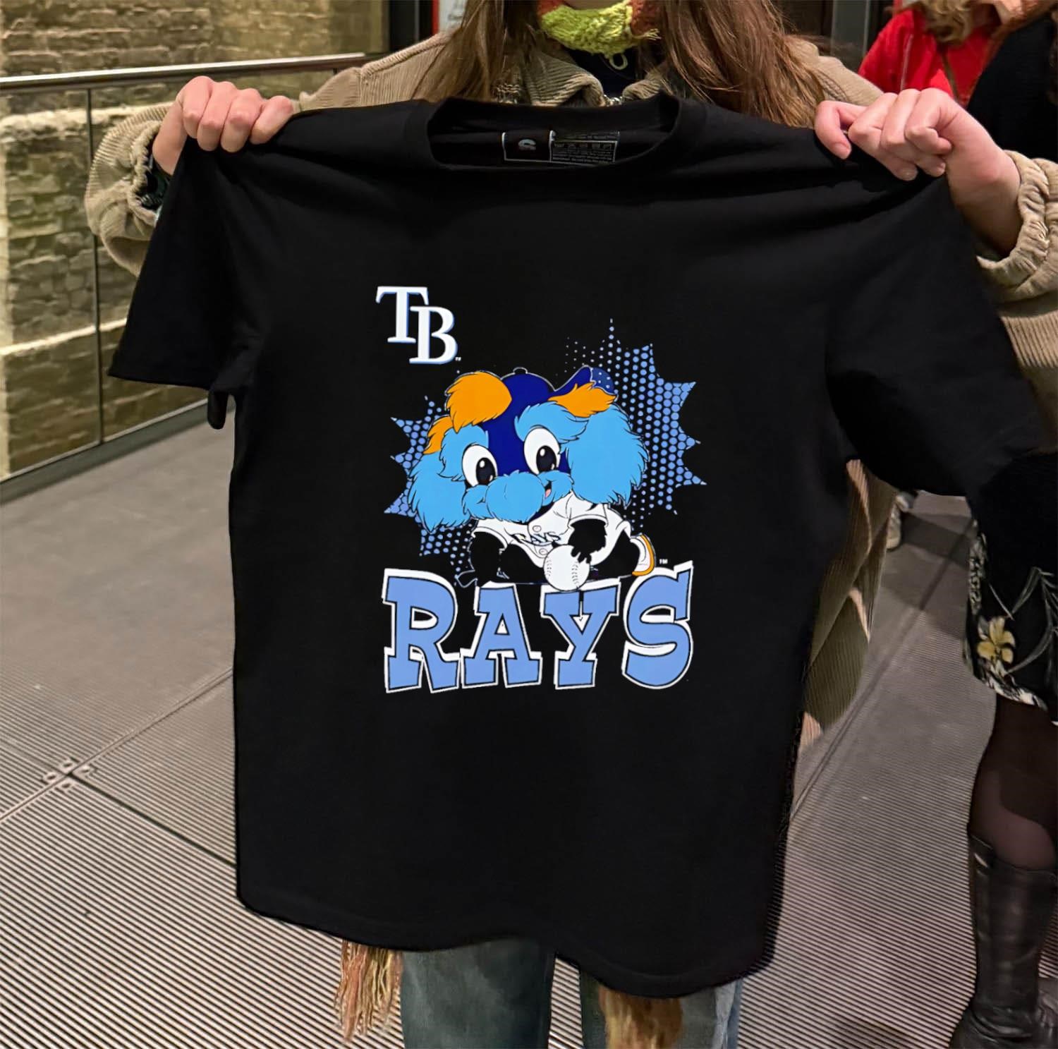 TB Rays Raymond Mascot Baseball black-t-shirt