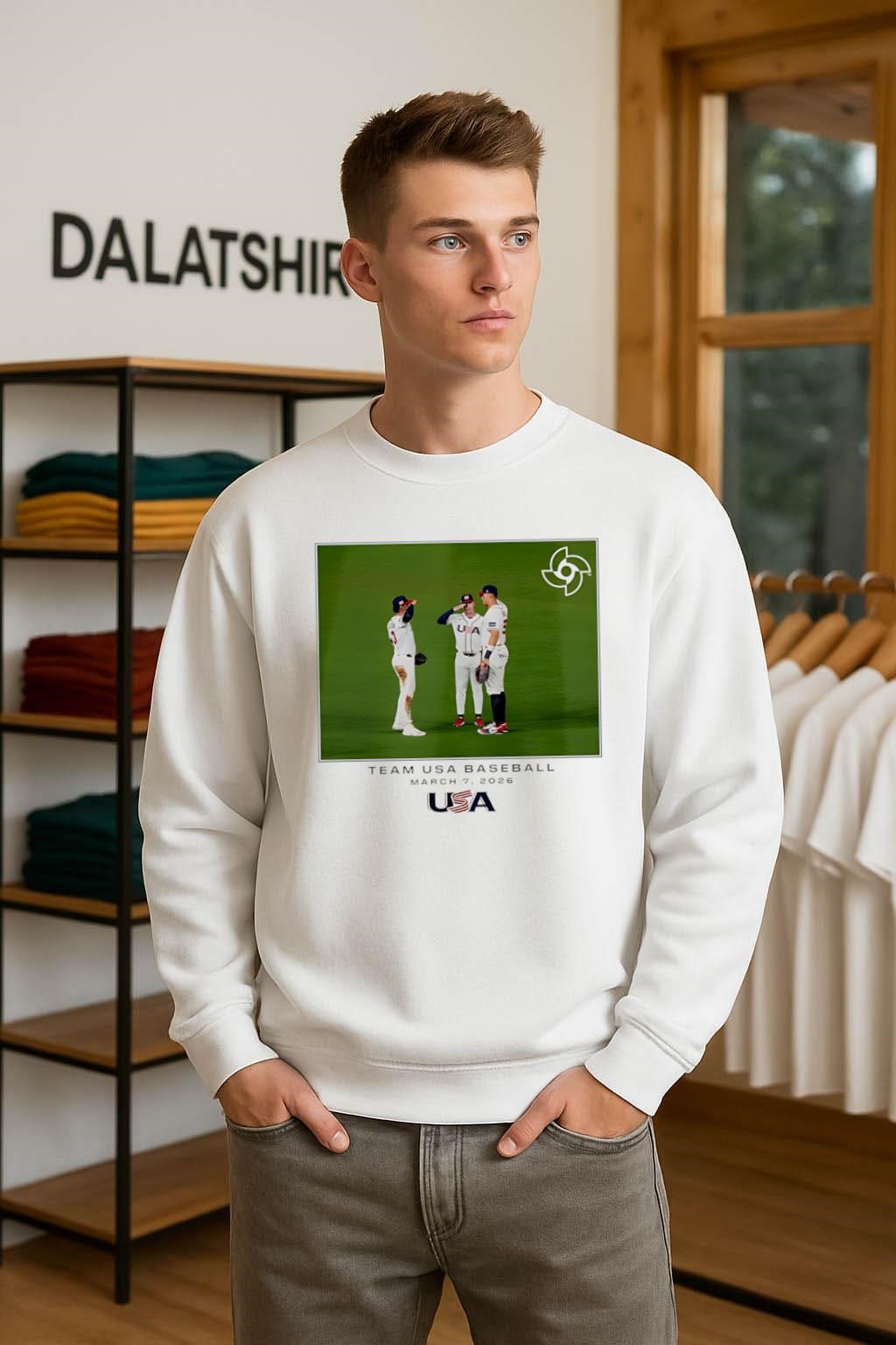 Team USA Baseball 2026 World Baseball Classic Moment sweater