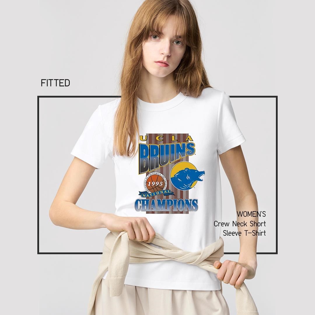 UCLA Bruins 1995 University of California Los Angeles National Champions Bear women's-shirt