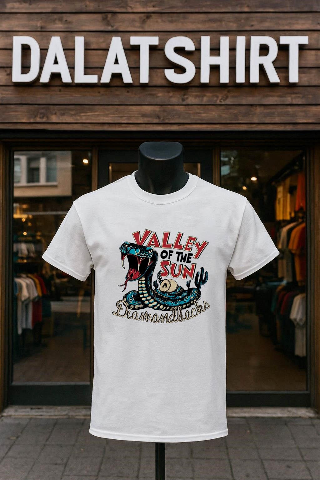 Valley Of The Sun Diamondbacks Snake Baseball Cactus shirt