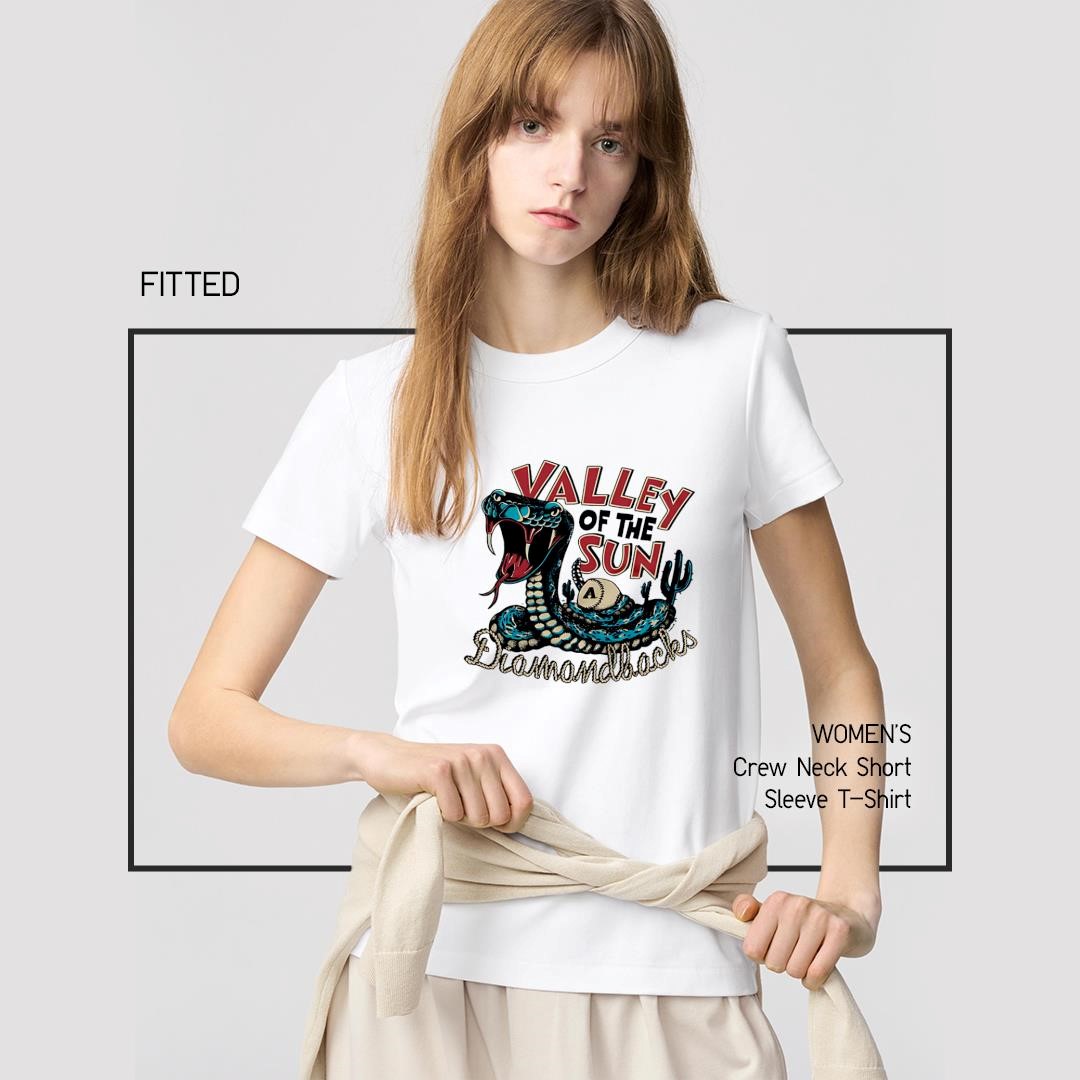 Valley Of The Sun Diamondbacks Snake Baseball Cactus women's-shirt