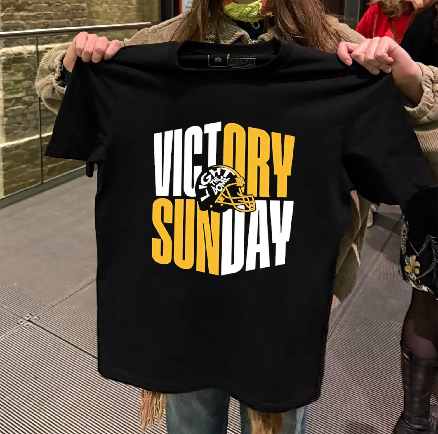 Victory Sunday light the dome helmet black-t-shirt