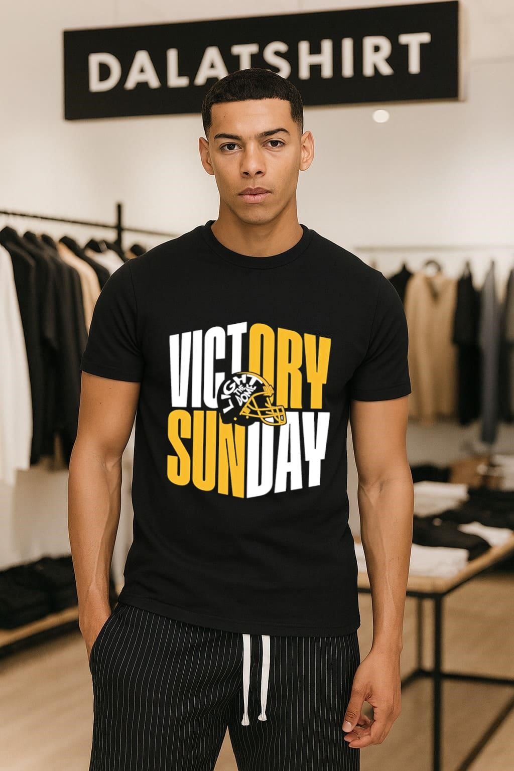 Victory Sunday light the dome helmet shirt