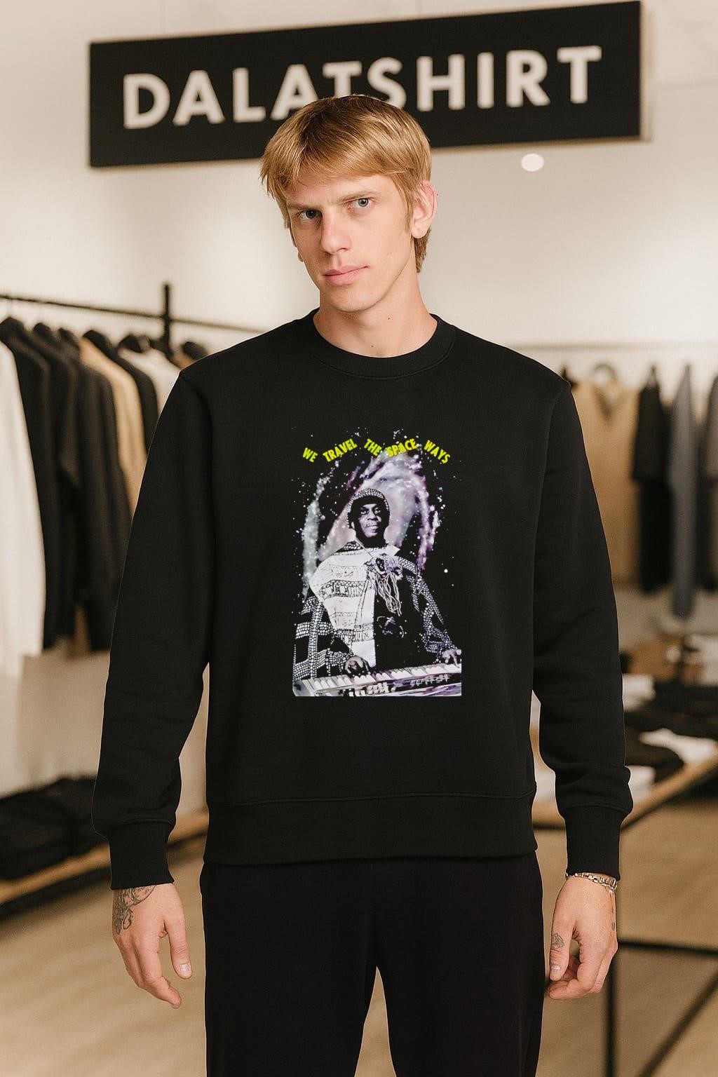 We Travel The Space Ways Sun Ra Piano sweater