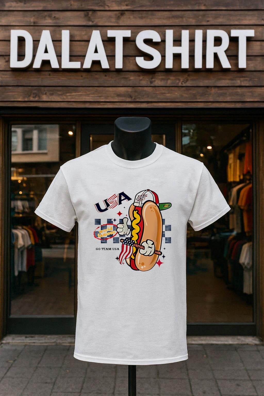 World Baseball Hot dog go team USA shirt